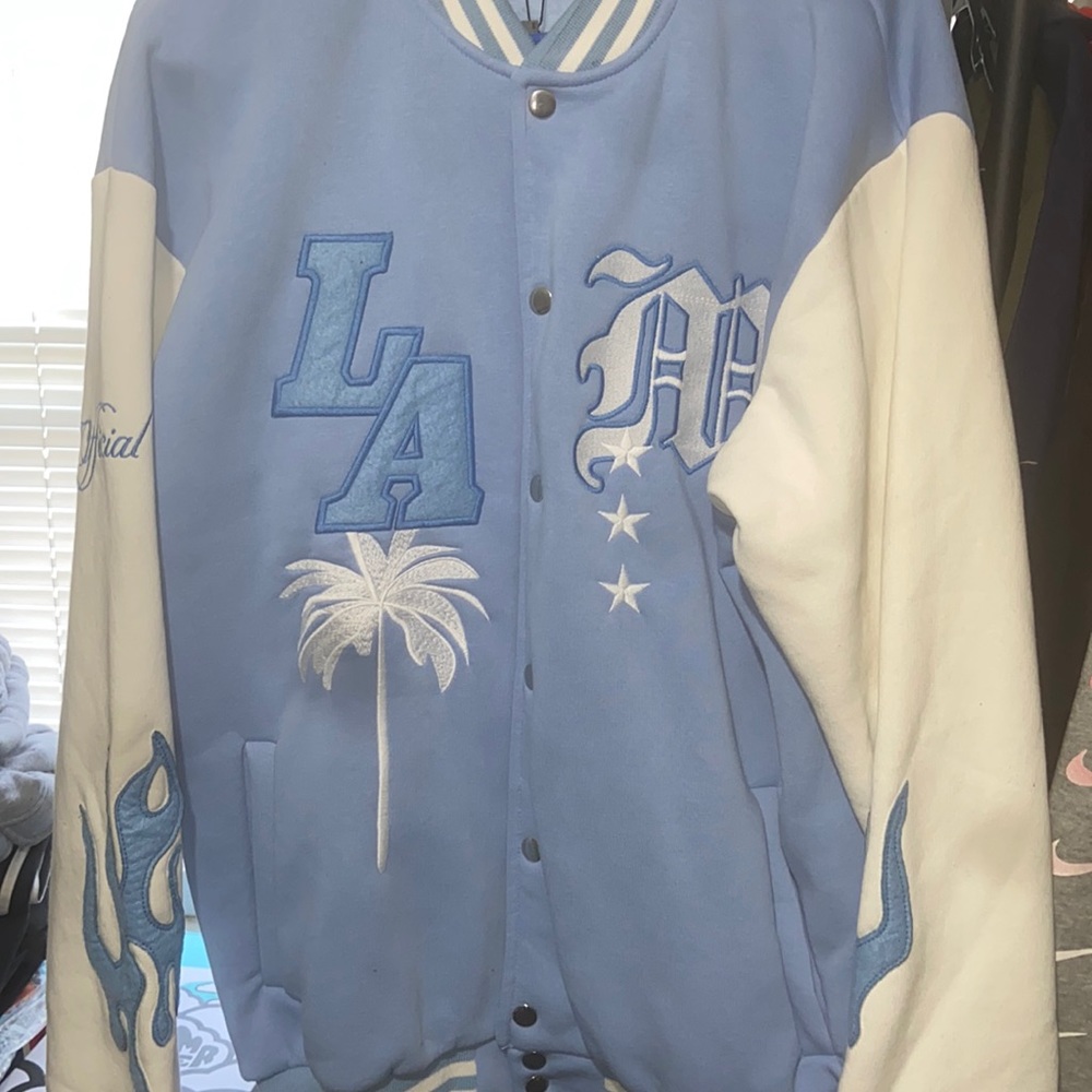 boohooman varsity jacket